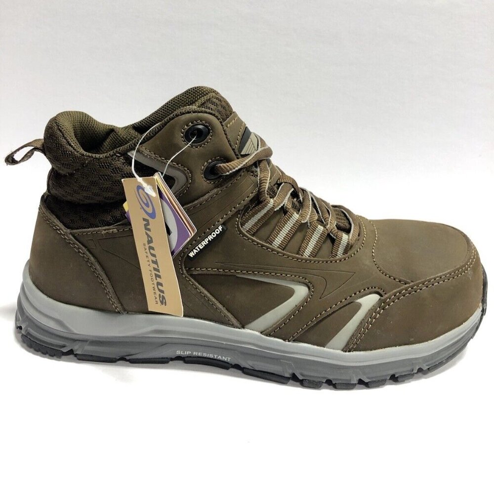 Avenger Women’s A7950 Thresher Mid, Brown Waterproof Boots, Size 9 Wide
